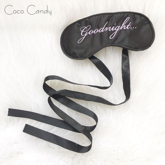 🔃Victoria’s Secret Goodnight Black Sleep Eye Mask - Picture 1 of 6